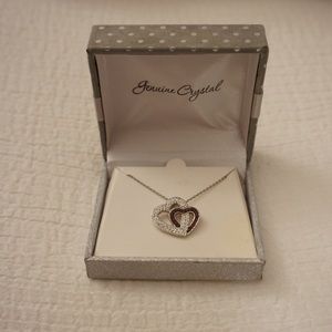 Genuine Crystal Heart Necklace